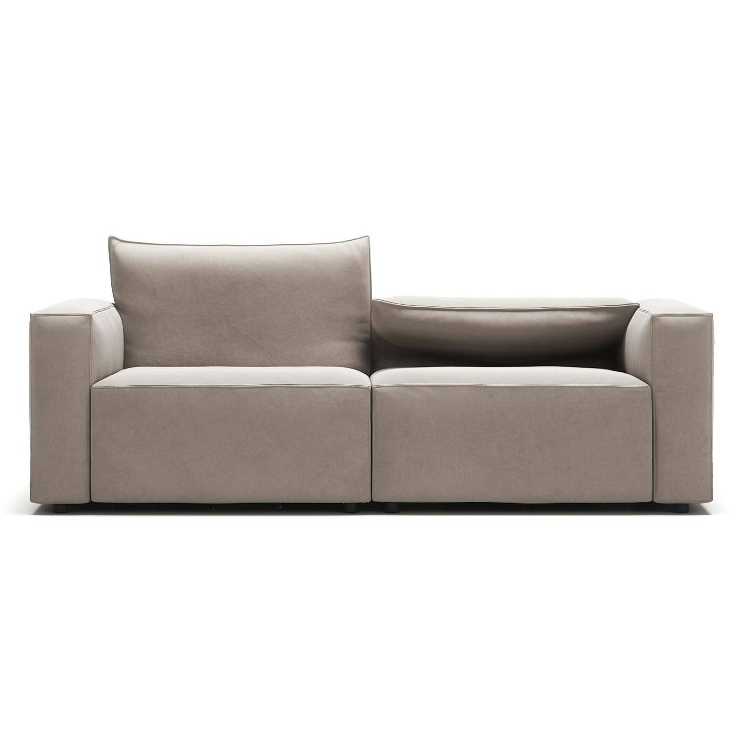 Decotique Moore 2-personers Sofa - 2 personers sofaer Mikro-chenille Sandshell Beige - 384445-384447.