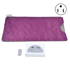 Purple Far Infrared Sauna Blanket Detox Therapy Sweat Steaming Heating Blanket with Remote Control