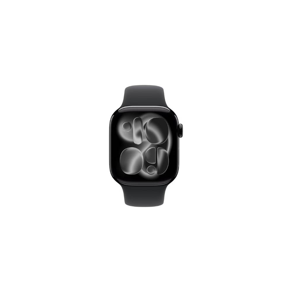 Apple Watch Series 11 GPS + Cellular 42mm Gagatsvart Aluminium Svart Sportband M/L