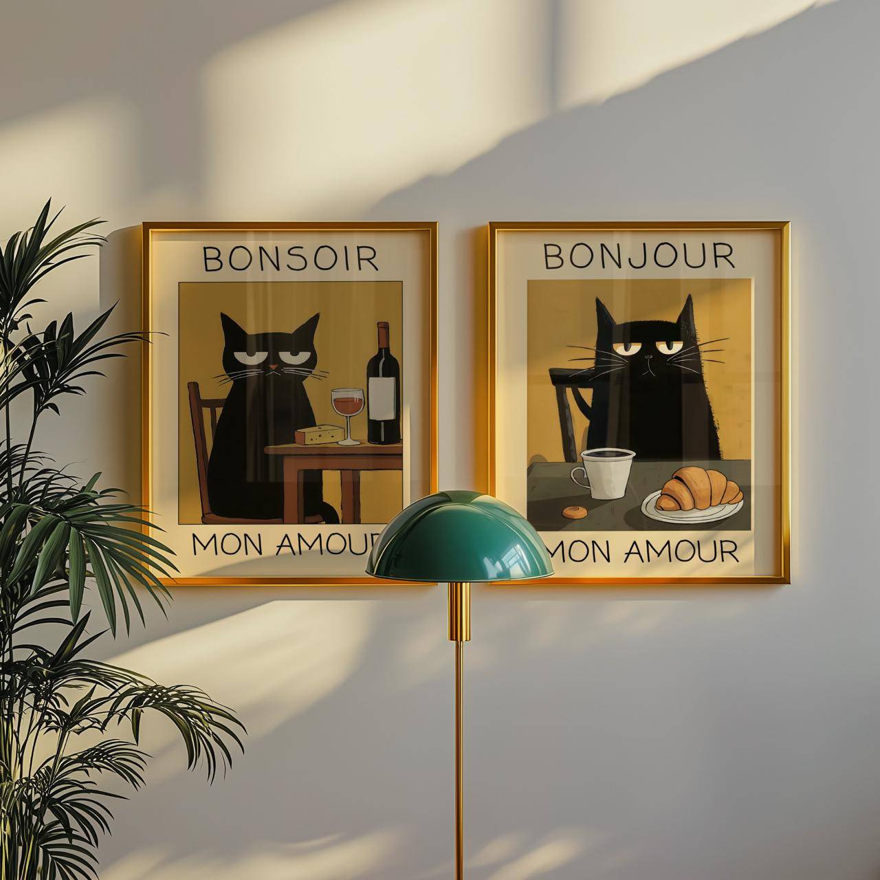 Bundle 2-pack Parisian Feline Moments - 30x40 cm