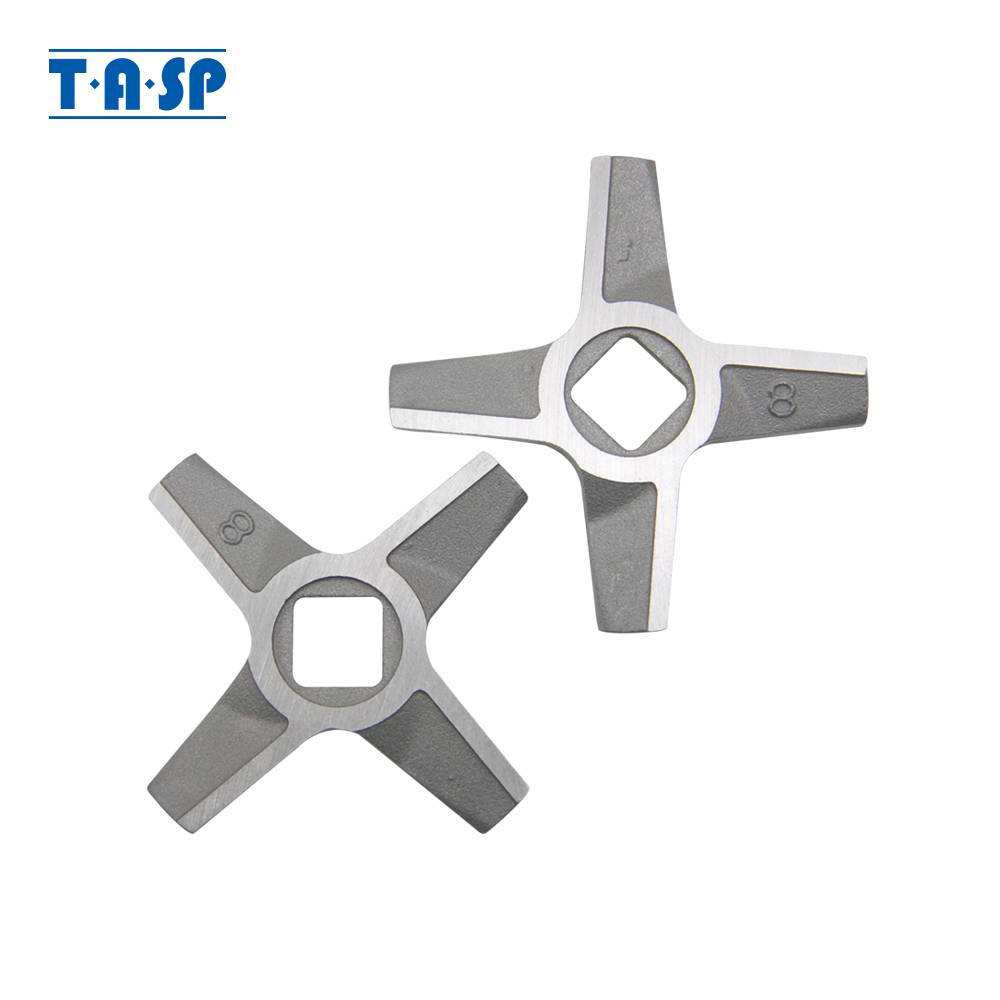 2pcs Meat Grinder Knife 8# Double Sided Blade Replacement for Bosch MFW26070 MFW3910W 3X10W Kitchen Appliance Spare Parts
