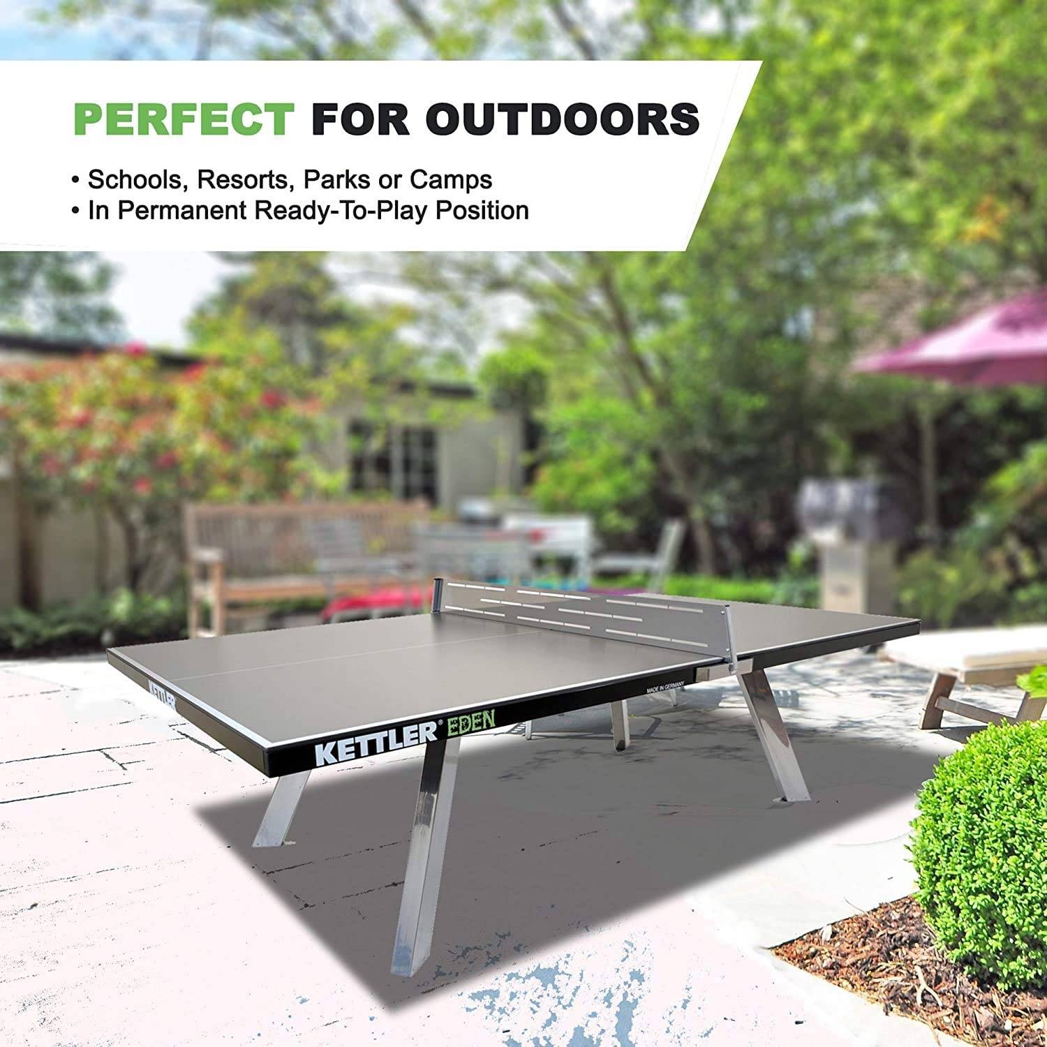 Kettler Eden Outdoor Bordtennisbord  för utomhusbruk