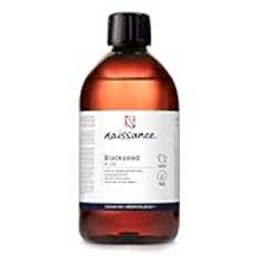 Naissance Svartfröolja (nr. 213) 450ml (Kummin frön, Nigella Sativa) - Kallpressad, Naturlig, Raffinerad, Vegansk