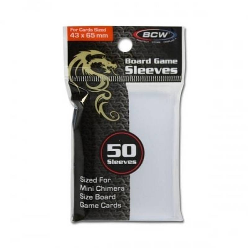 BCW Board Game Sleeves - Mini Chimera (43MM x 65MM)