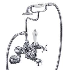 Badkarsblandare Burlington Claremont CL17 180 cc Krom/Vit