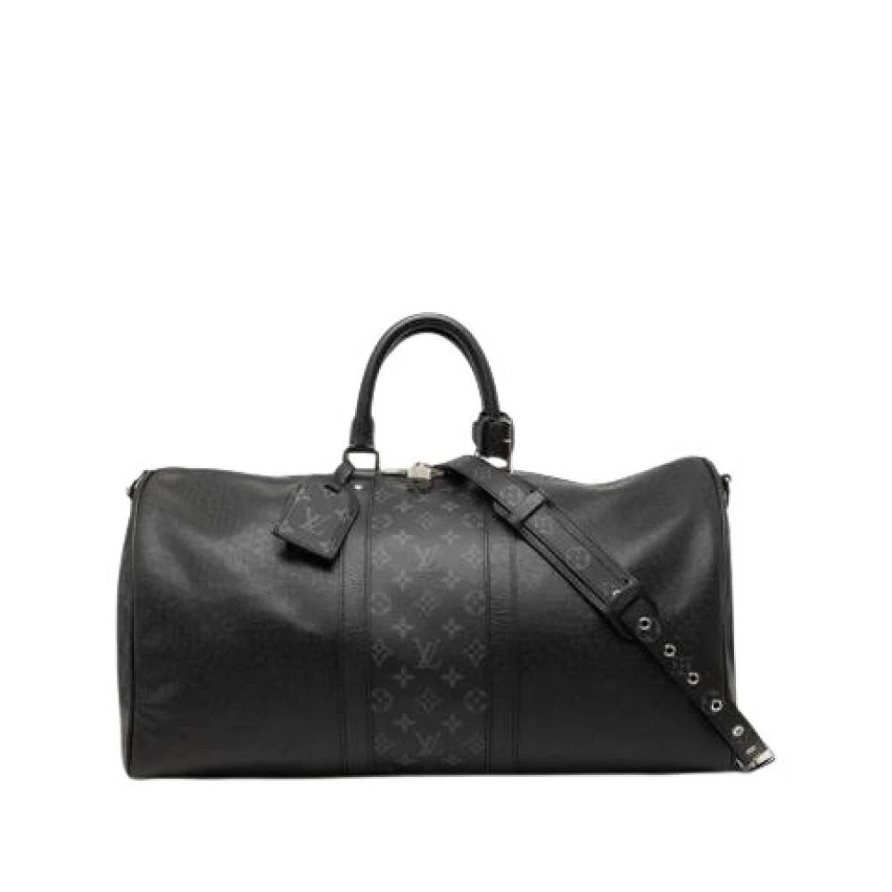 Louis Vuitton Vintage Pre-owned Taigarama Boston Bag - Vintage - Herre - Sort - ONE SIZE - Uld