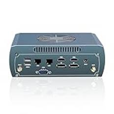 Mini PC Ryzen 5 7640HS,Mini Desktop Computer 64GB DDR5 4TB NVMe SSD 8K Four Screens Display,Desktop Micro PC 2 * 2.5G LAN,WiFi6 BT5.2,Win-11 Pro DB9 COM,Business, Home, Office