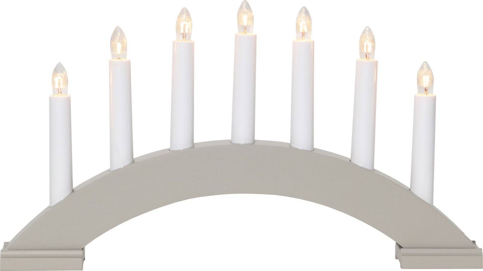 Bea Adventsljusstake 22cm Beige