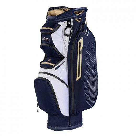 Sun Mountain H2NO C130 Cart - Vagnbag (Färg: White/Navy/Gold)