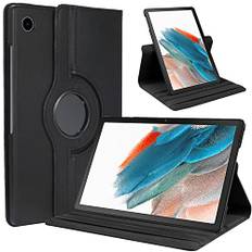 GOZOPO Hülle für Samsung Galaxy Tab A8 10,5 Zoll 2021 2022 (SM-X200/SM-X205), Ultradünne PU Leder 360° Drehbar Multi-Winkel Schutzhülle Kompatibel mit Samsung Tab A8 10.5" (Schwarz)