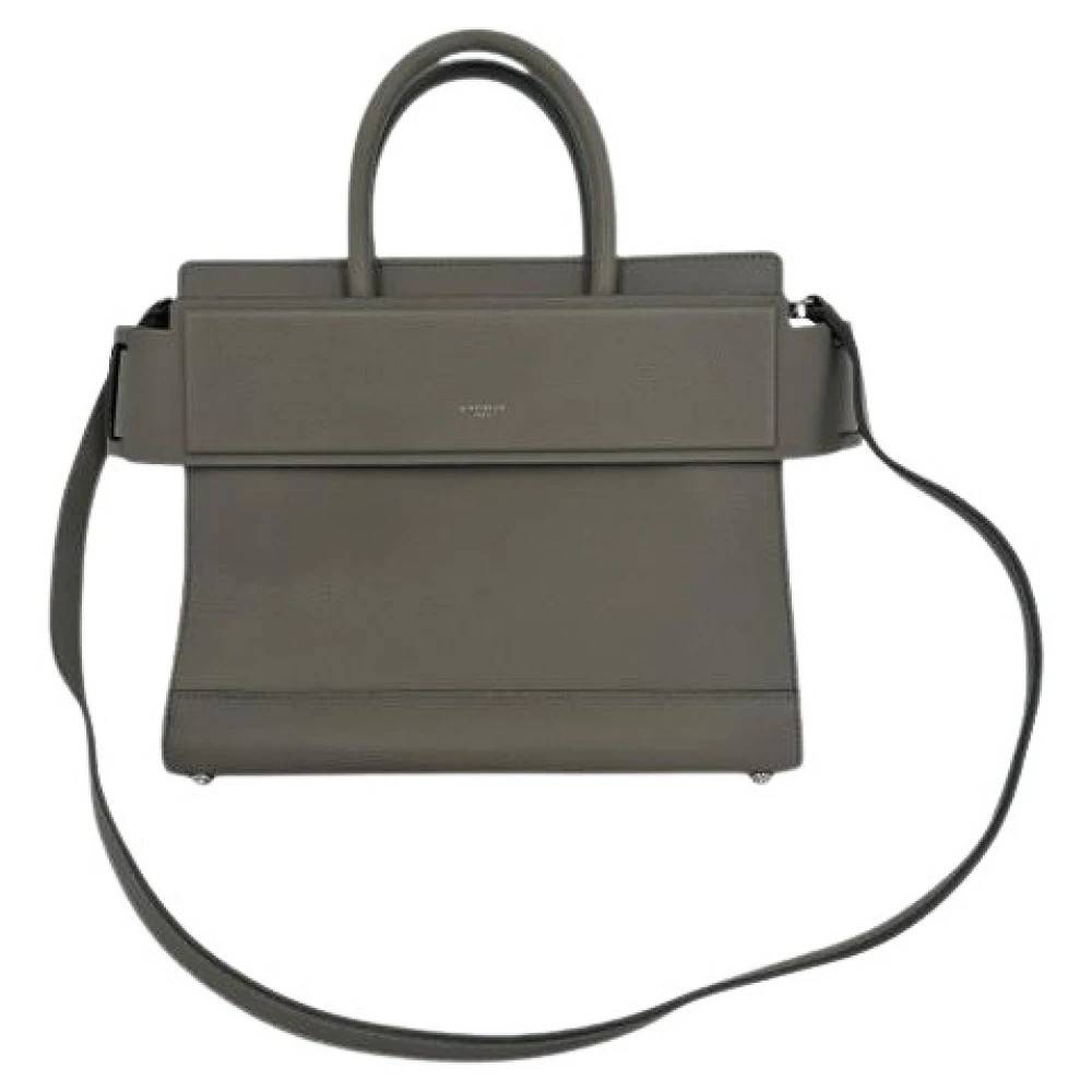 Givenchy Pre-owned Pre-owned Horizon Håndtaske - Vintage - Dame - Grå - ONE SIZE - Uld