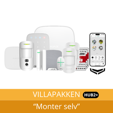 Ajax HUB 2 Plus Villapakke - Hvid