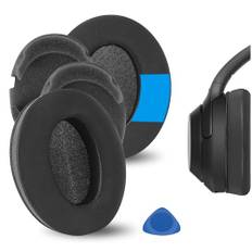 Geekria Sport kylgel ersättningsöronkuddar för Sony WH-1000XM3 hörlurar, öronkuddar, reparationsdelar (svart)