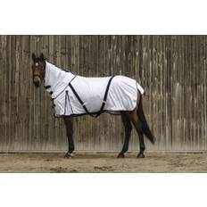EQUITHEME Mesh Neck cover White (Cob)