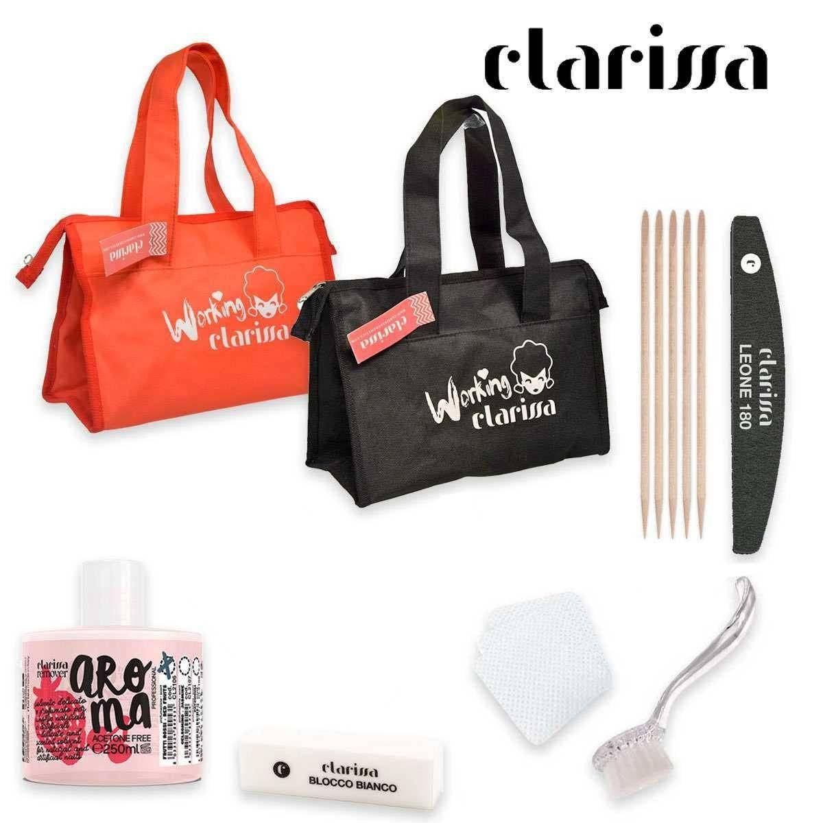 Semi-permanent startkit lei miniväska orange-svart ass.