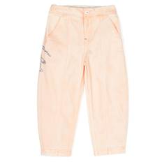 Burberry Kids - Equestrian Knight slacks - barn - bomull - 4 - Orange