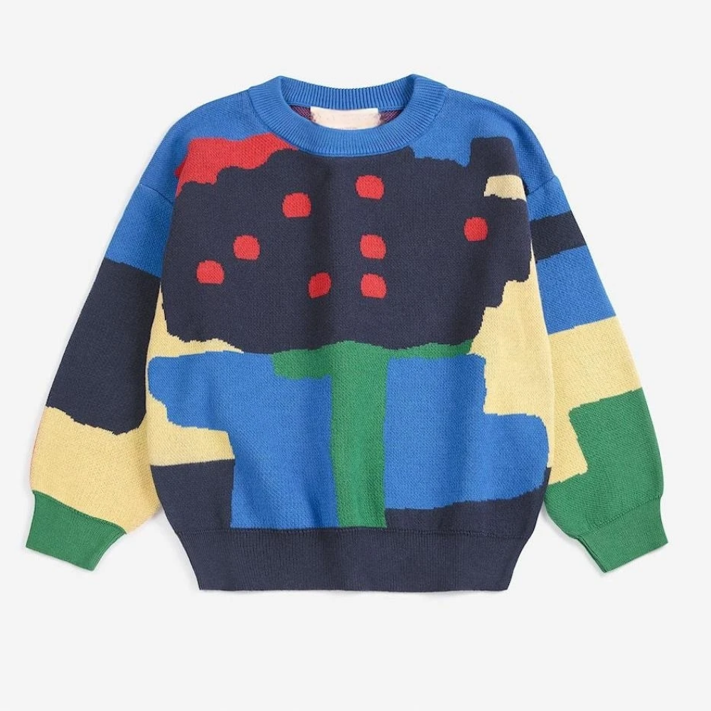 CozyStyle – Varm och bekväm – stickad tröja Stickad björn / 110 (4–5 år) | Pedagogiska Träleksaker