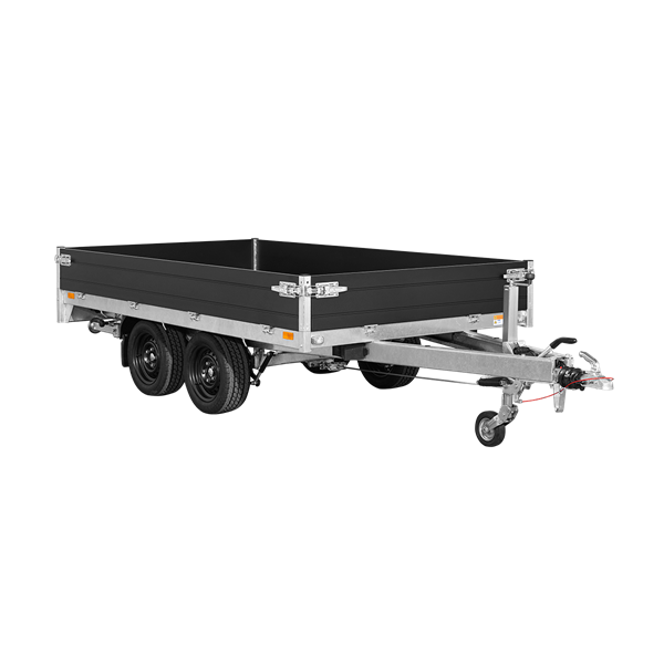 Saris Platformtrailer - PL 406 184 3500 2 - 3.500 kg - Black Edition.