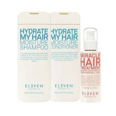 Eleven Australia Hydrate My Hair Trio - Shampoo + Conditioner + Miracle Hair Treatment