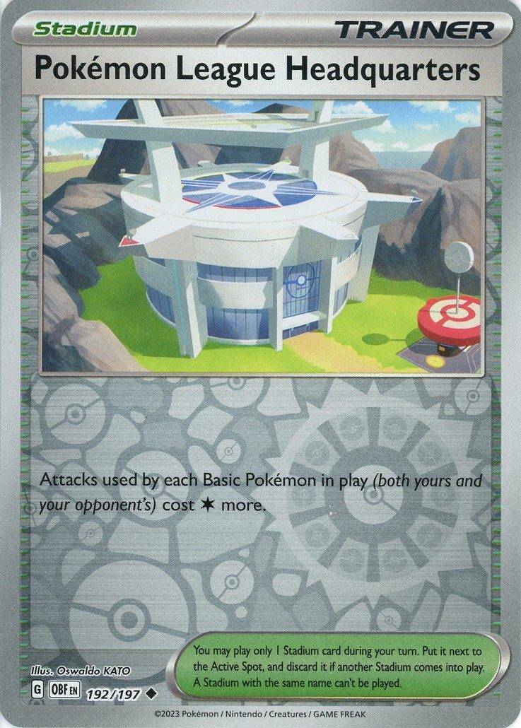 Pokémon League Headquarters - 192/197 - Reverse.