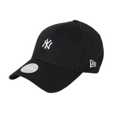 New Era, Accessoarer, Dam, ONE Size, Bomull, NY Yankees Baseball Cap för kvinnor - black (ONE SIZE)