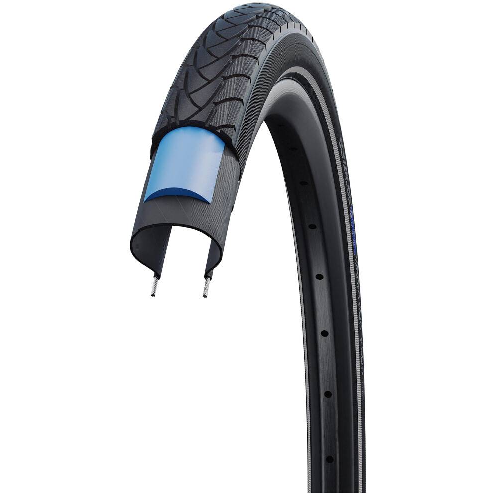 Schwalbe Marathon Plus HS 440 Road Bike D?k (700x28 Allround Wire Beaded Reflex).