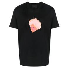 Limitato - t-shirt med grafiskt tryck - herr - bomull - L - Svart