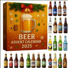 Lollanda øl julekalender 2025 – 24 dages adventskalender med 2D ølflaskemodel, perfekt julegave til whiskyelskere
