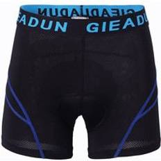 Cykelshorts med mjuk kudde unisex cykelunderkläder bekväma silicagel vadderade cykelbyxor shorts 5 stl. - S