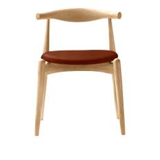 Carl Hansen - CH20, Klarlackad Ek, Lädergrupp C Sif - 92 - Matstolar - Hans J. Wegner - Träfärgad - Trä
