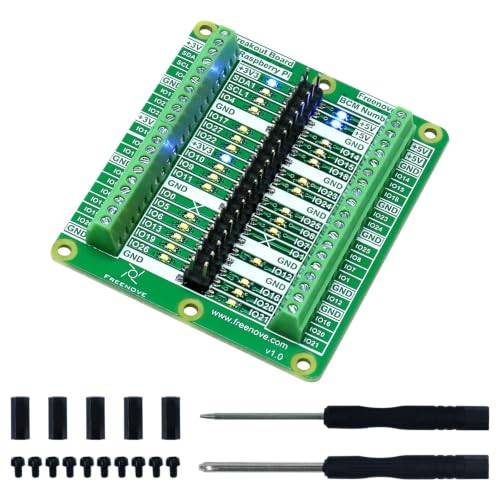 Freenove Breakout Board för Raspberry Pi 5 4 B 3 B + Zero 2 W HAT
