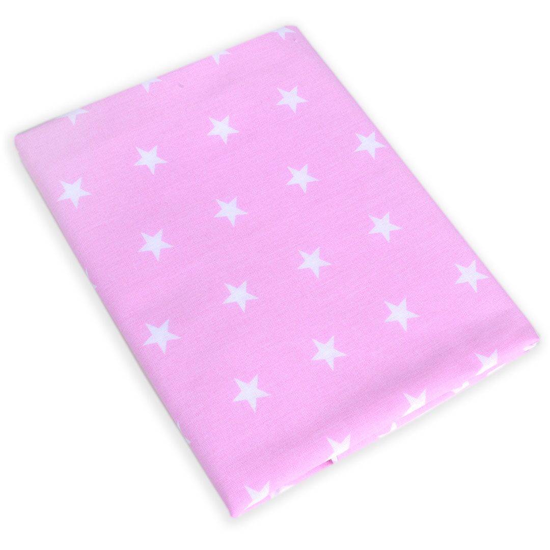 Kaxholmen Bäddset Vagn & Vagga Stjärna Rosa