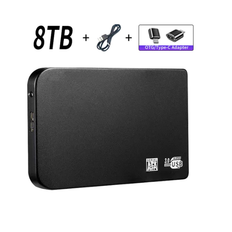 Höghastighets 8TB SSD Bärbar Extern Solid State-hårddisk USB3.0-gränssnitt HDD Mobil hårddisk för PC/mac