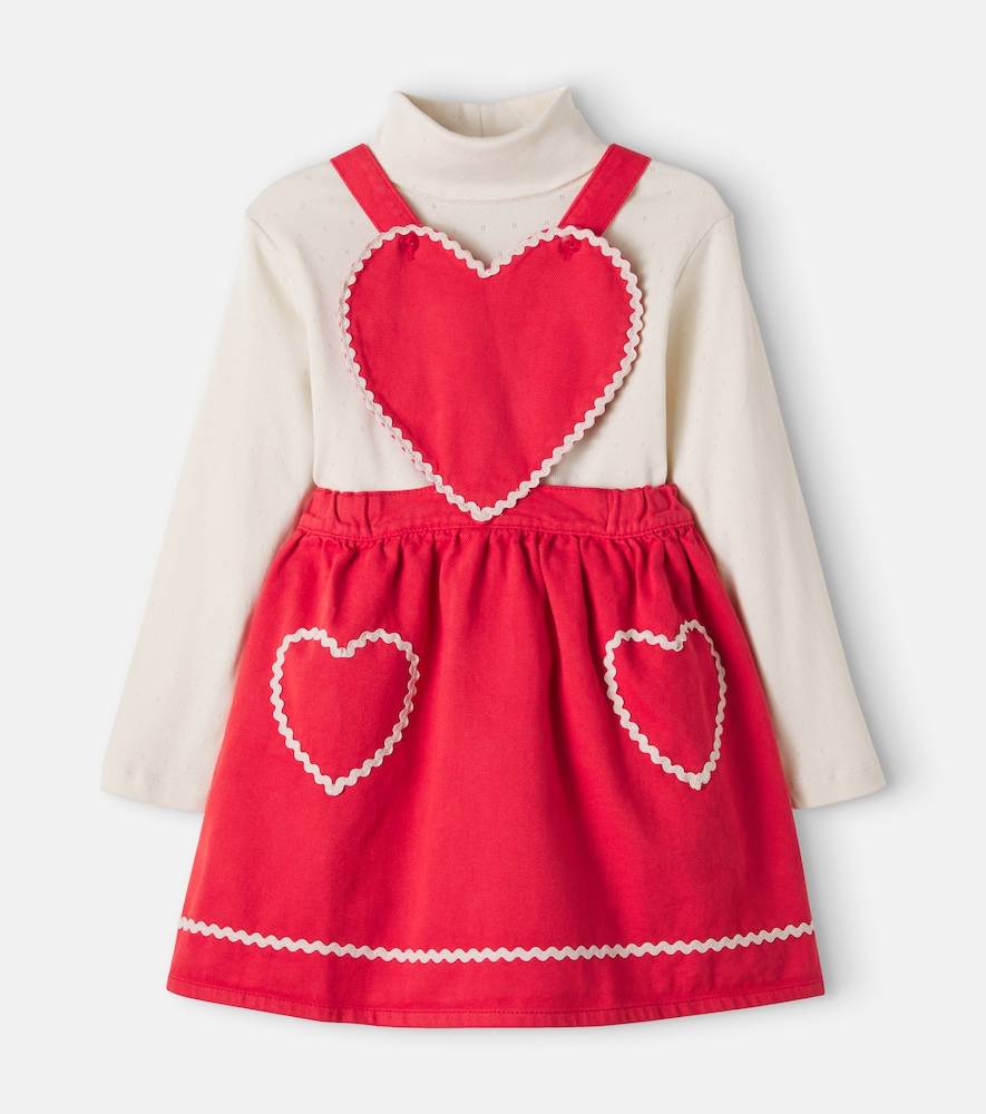 Bebe Organic Set de top y vestido Apple and Maya de algodón - multicolor - Y 5