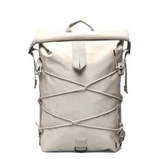 RAINS Trail Cord Rolltop Backpack W3 |Cream |One Size