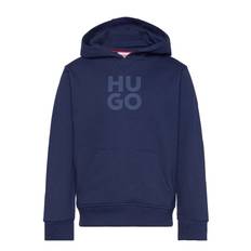HUGO KIDS Hooded Sweatshirt |Marinblå |152