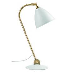 GUBI - BESTLITE BL2 - BORDLAMPE - MAT HVID / MESSING