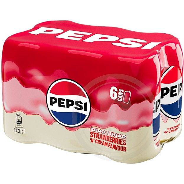 Pepsi Strawberries Zero (dåse)