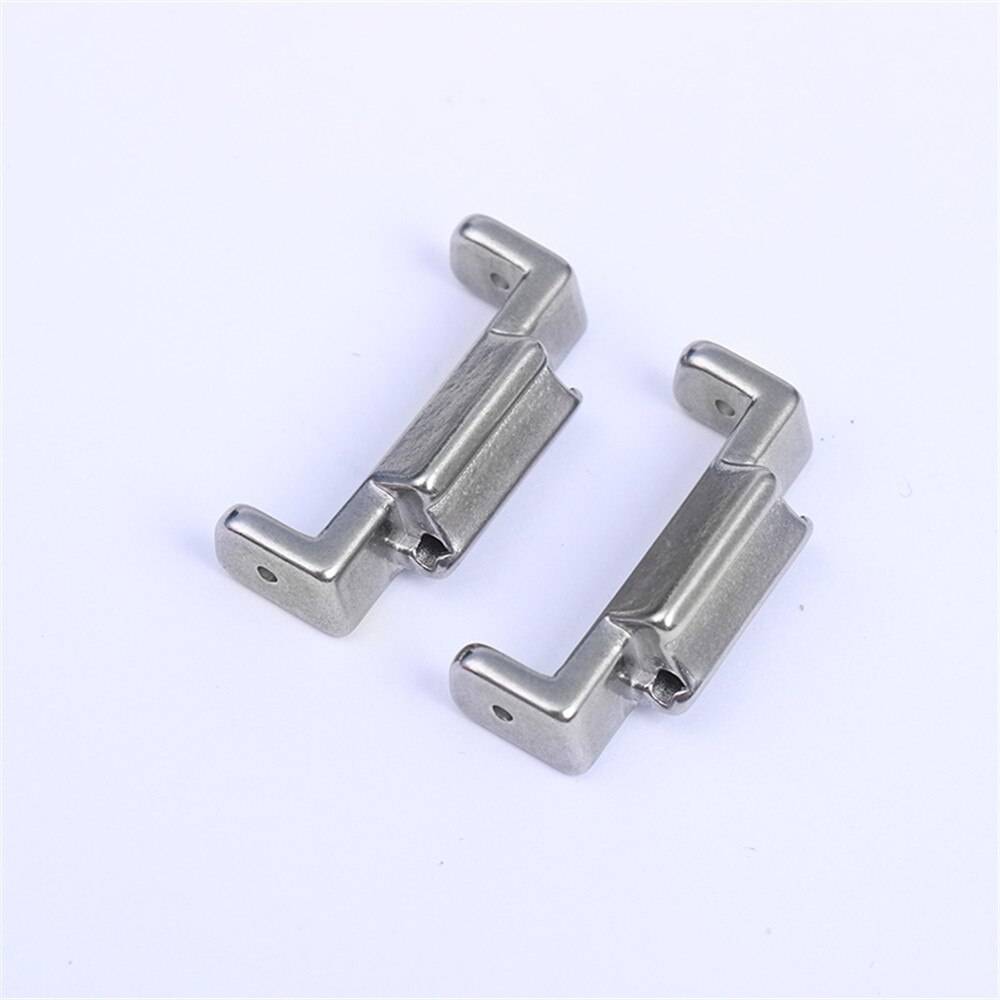 16mm adapter i rostfritt stål för casio g-shock ga -110/100/120 gd-100/110/120 dw-5600 5610 gw-m5610 tillbehör för återanslutningskontakt - silver--