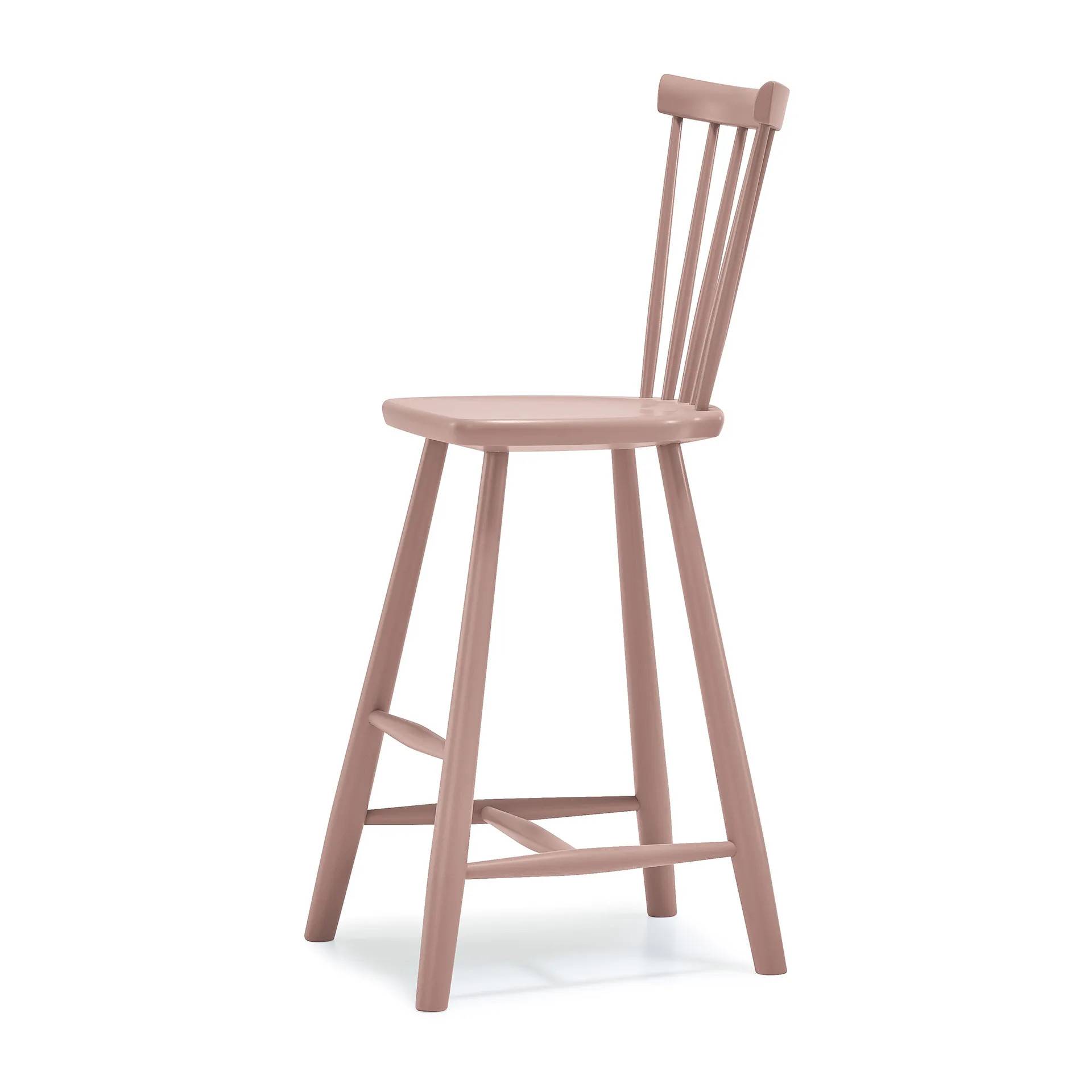 Stolab Lilla Åland barnstol björk 52 cm Malva 27 - Rosa