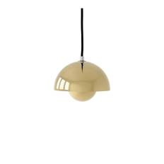 &Tradition - Flowerpot Pendant VP10, Brass-plated - Pendellamper - Verner Panton - Guld