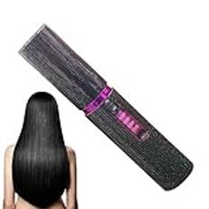 JSHDUSA Cordless Hair Straightener, Cordless Hair Straightener - 2 in 1 Curling Iron & Straightener,Rechargeable Straightener, Portable Straightener, Flat Iron