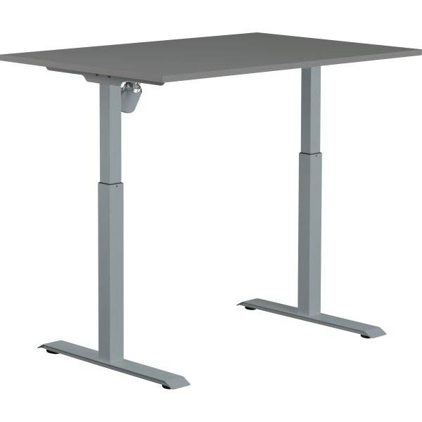 Sun-Flex I hæve-sænkebord, 120x80, Grå/grå
