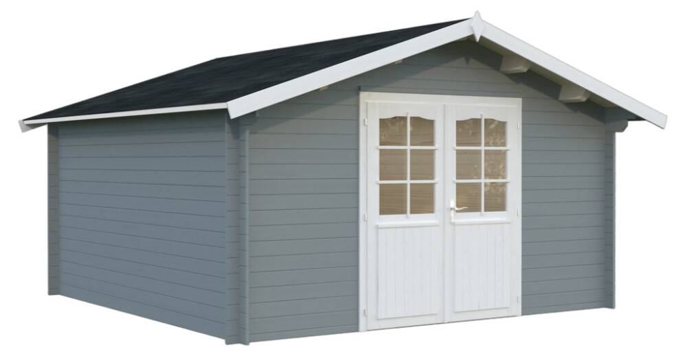 STUGA PALMAKO LOTTA 13,9M² LJUSGRÅ/VIT