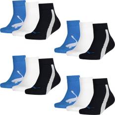 PUMA Kids Quarter Socks 12er Multi Pack, navy/white/blue - 35-38 / mehrfarbig