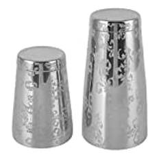 Rostfritt Stål Cocktail Shaker Graverad Martini Shaker Silver Japansk Amerikansk Boston Bar Mixer Wine Shaker Verktyg Bartender Kit Shaker Flaska(Botten)