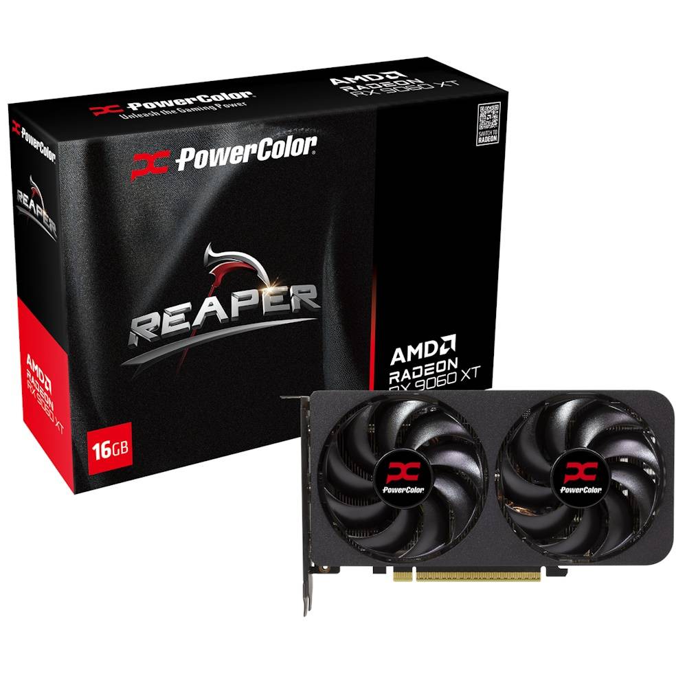 PowerColor Reaper Radeon RX 9060 XT 16GB --> I externt lager, forväntat leveransdatum hos dig 29-10-2026