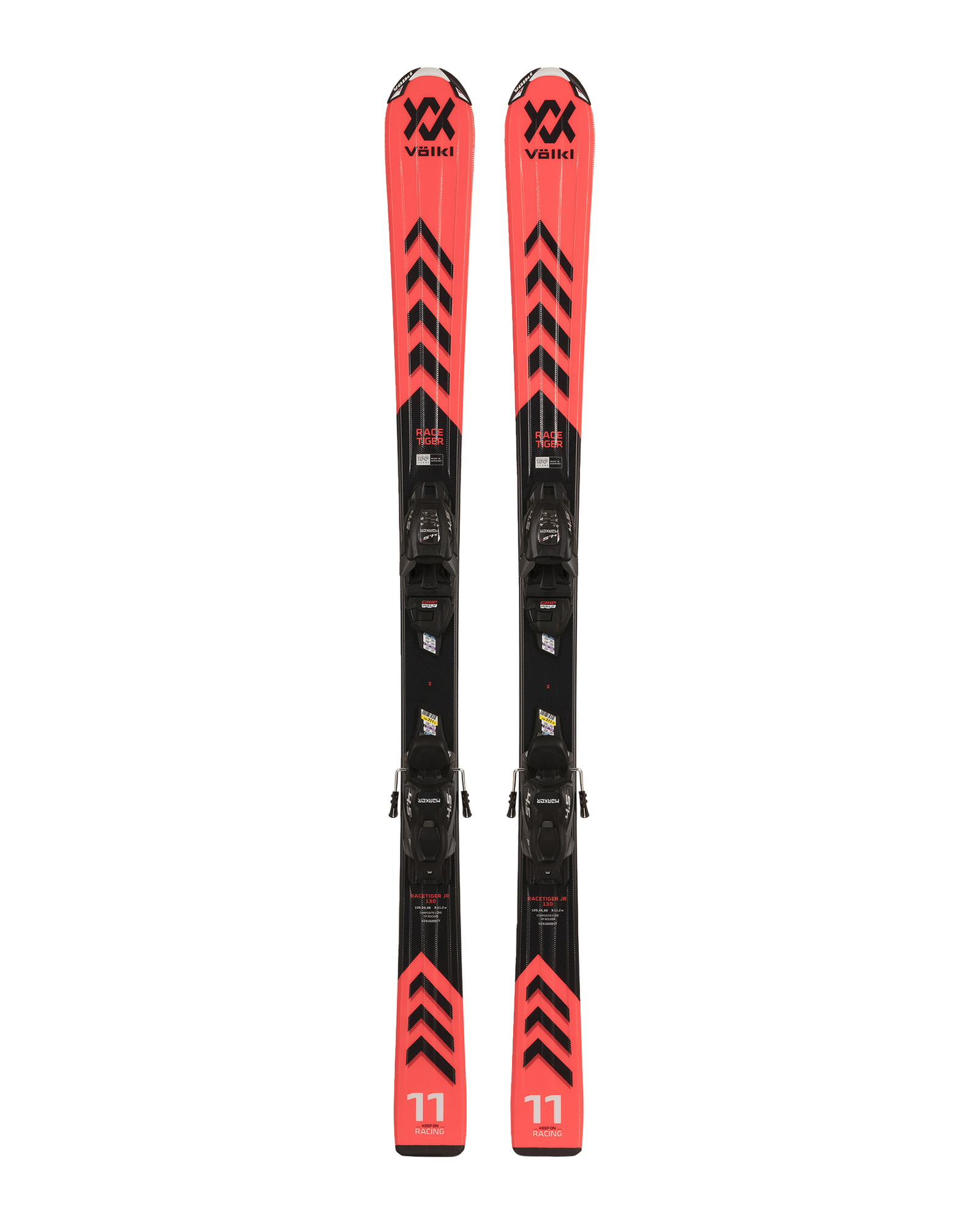 Racetiger JR 23/24 Red (160 cm) - Röd (160 cm)