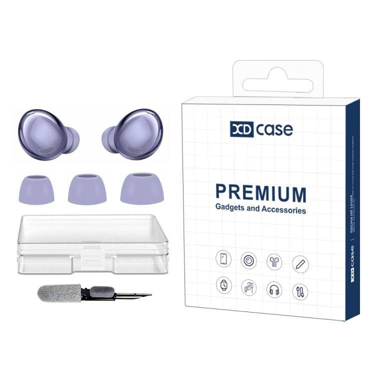 Silikone-ørepropper til Galaxy Buds Pro/R190, 3 par i størrelserne S/M/L – Lilla.