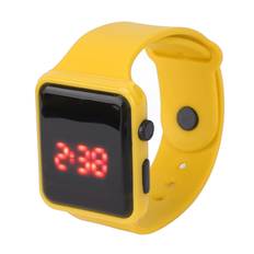 Sport Watch LED Screen Quadrate Shape Backlight Design Digital Kids Watch for Leisure Activities
